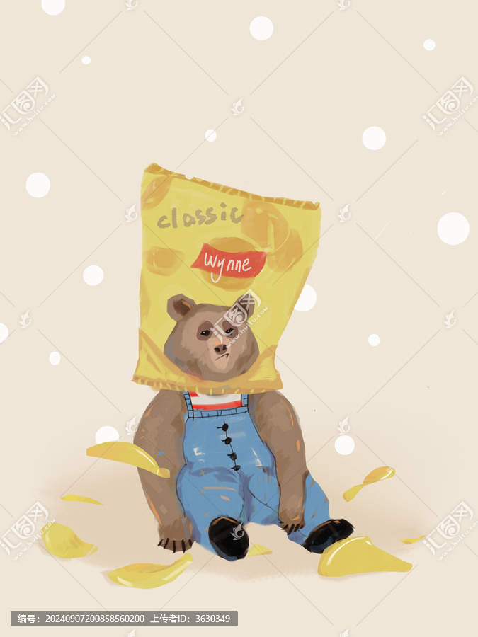 卡通小熊
