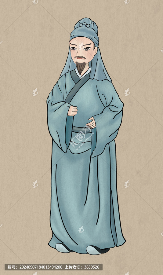 古風(fēng)水滸傳英雄好漢人物盧俊義