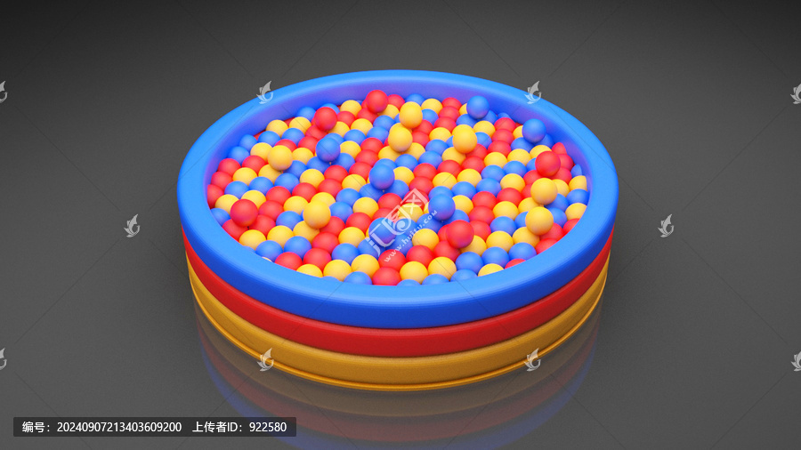 氣球泳池模型