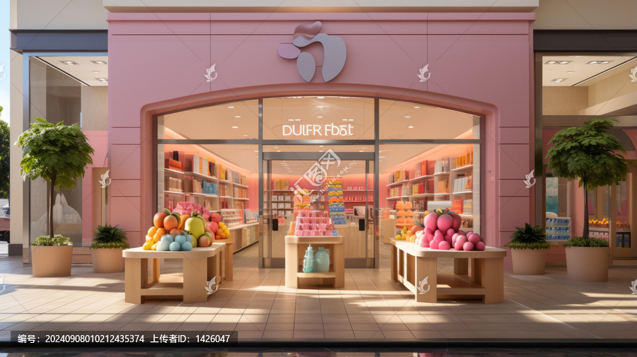 一家美容用品店的店面