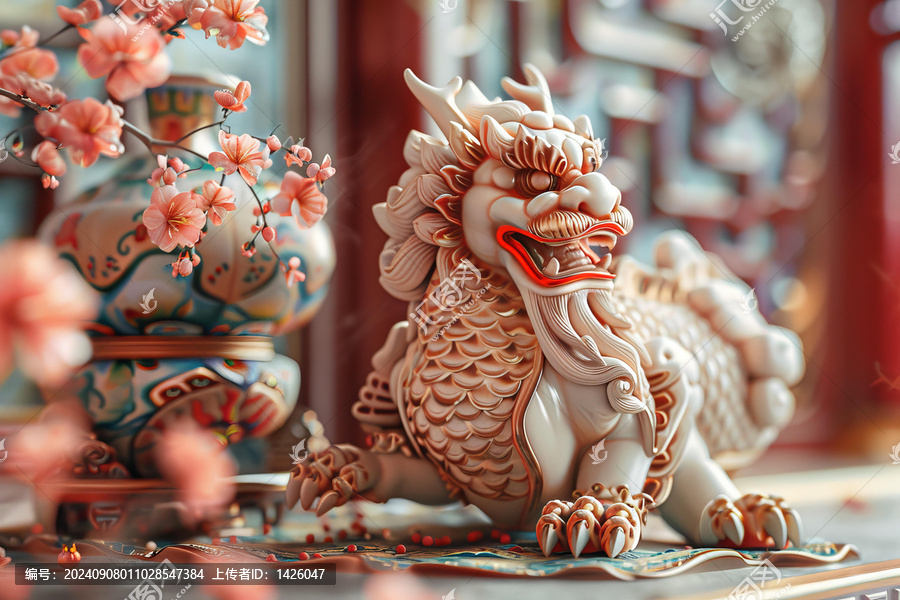 玉麒麟的AI圖片