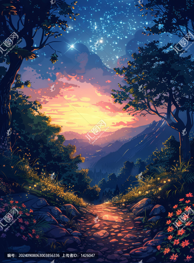 奇幻森林的AI圖片