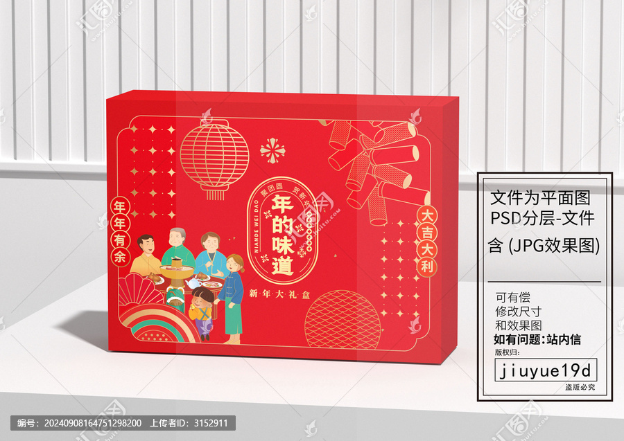 年的味道新年禮盒平面圖