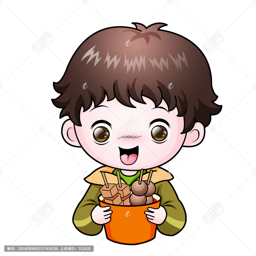 關東煮男孩卡通