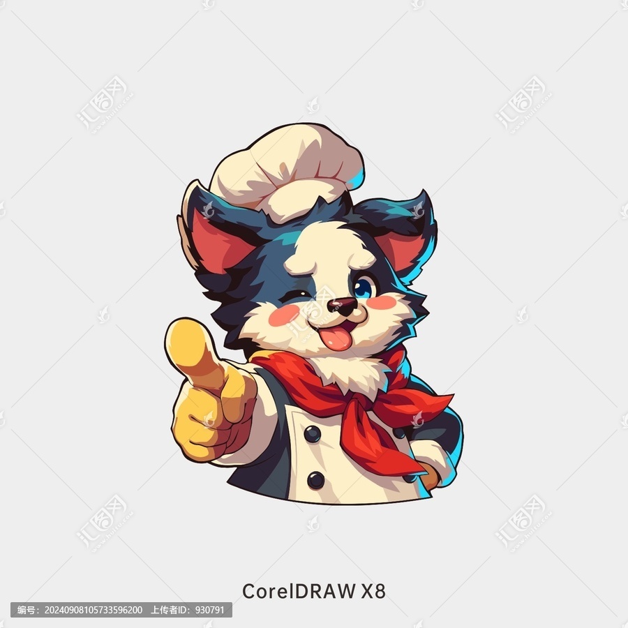 邊境牧羊犬廚師