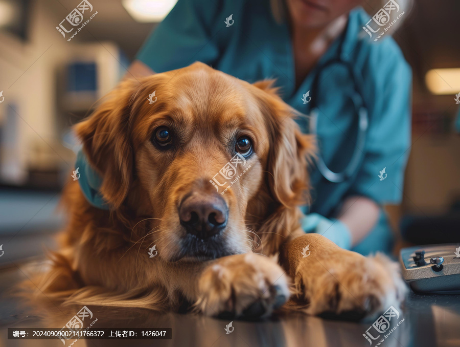 金毛犬體檢