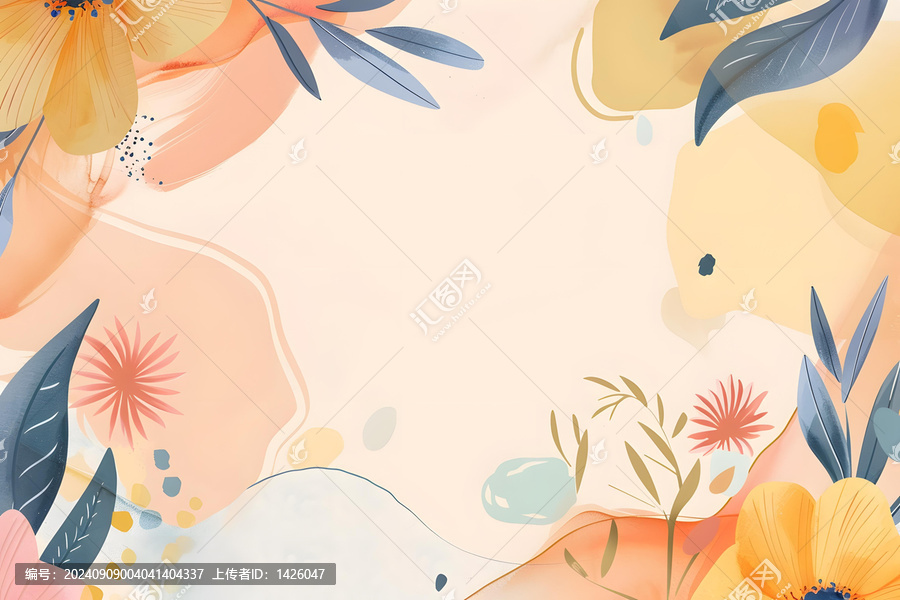 抽象花卉背景