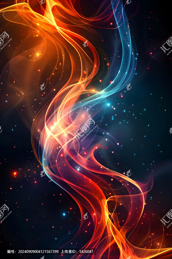 七彩星云的AI圖片