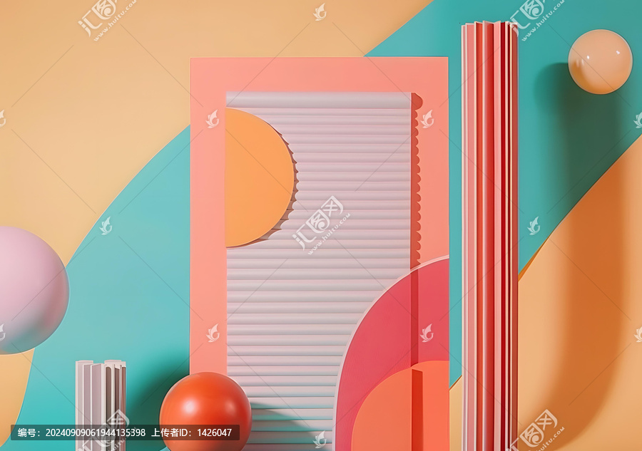 抽象幾何形狀極簡(jiǎn)背景
