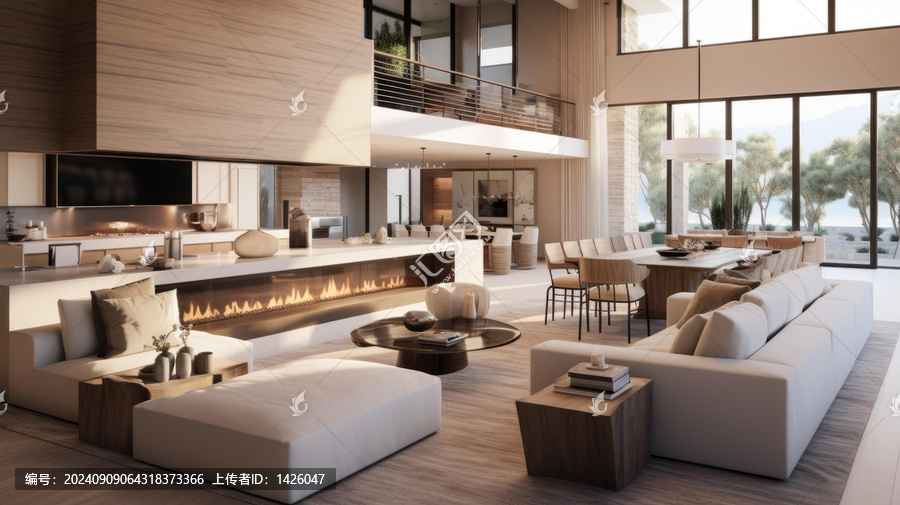 現(xiàn)代豪華客廳室內(nèi)設(shè)計