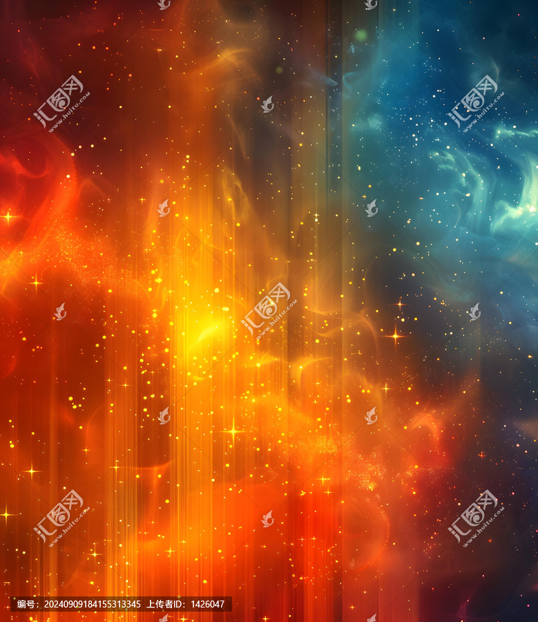 色彩斑斕的星云