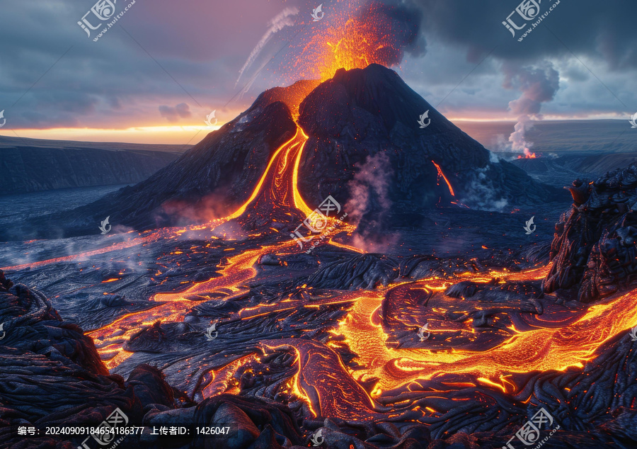 火山爆發(fā)的壯觀力量