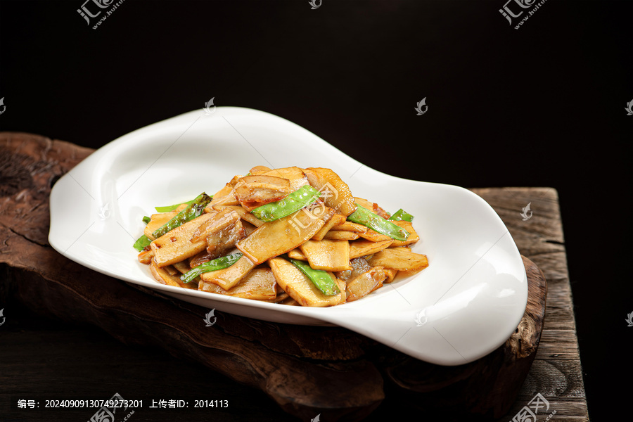 杏鮑菇炒肉