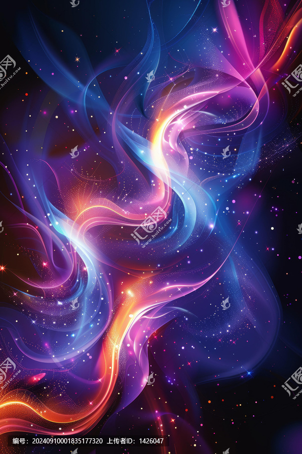 五彩斑斕的星云
