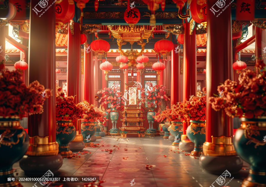 富麗堂皇的中國古代宮殿