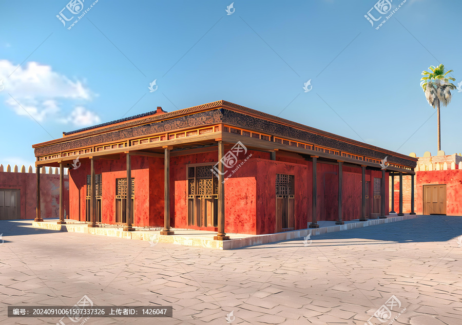 古代宮殿建筑設(shè)計效果圖