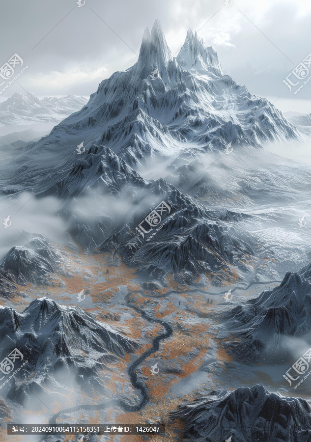雪山山口探險