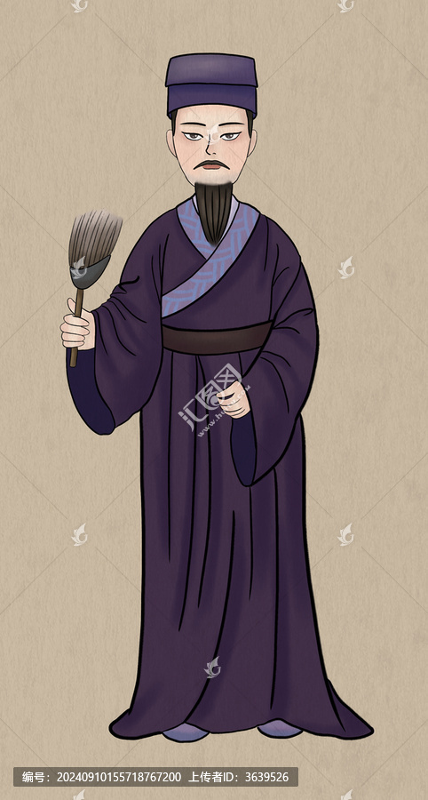 古風(fēng)水滸傳英雄好漢智多星吳用