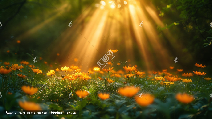 夏日草甸美景