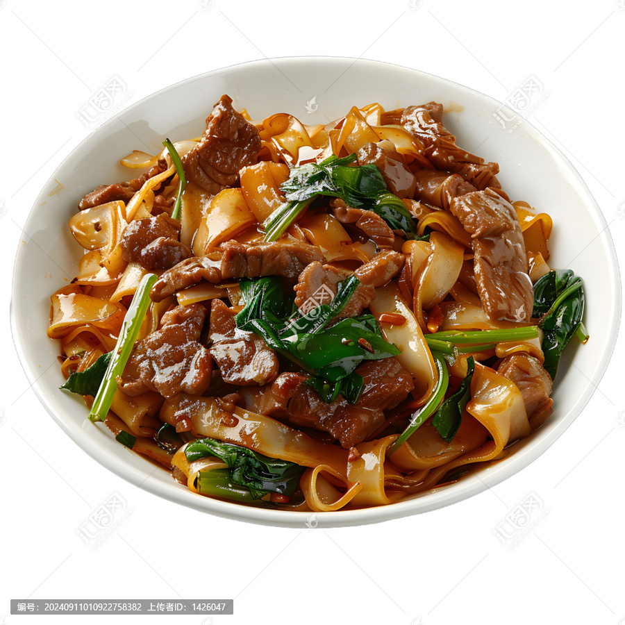 [免摳素材]一碗牛肉炒河粉