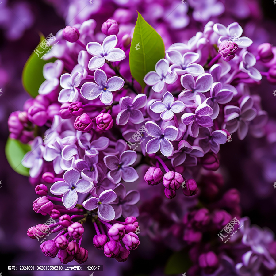 丁香花朵盛開(kāi)