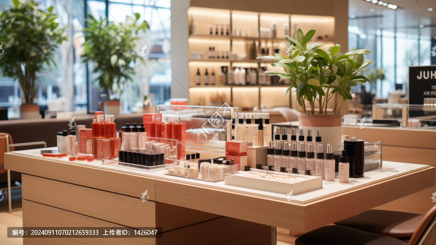 一家現(xiàn)代美容店內(nèi)景圖片