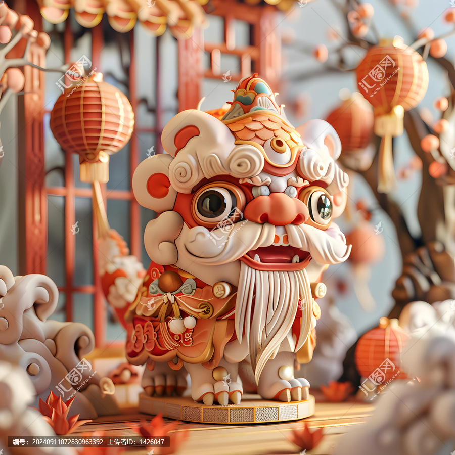 祥獅獻(xiàn)瑞鬧新春