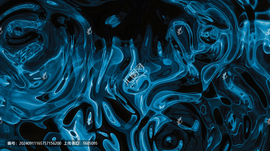 藍(lán)黑流體波紋