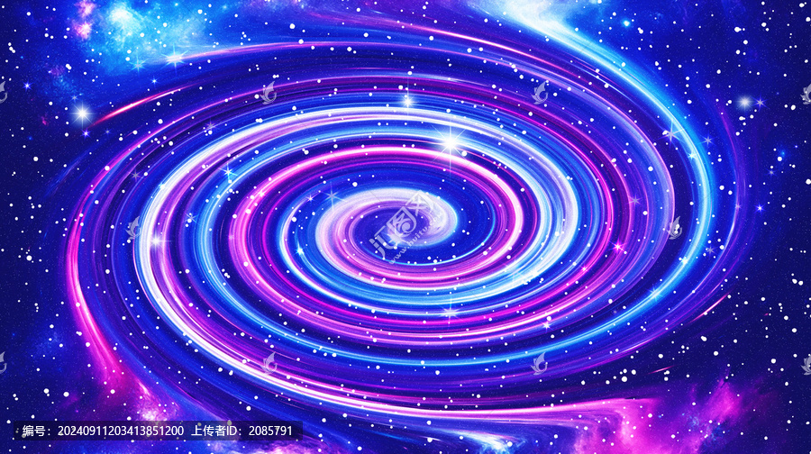 絢麗旋渦星空