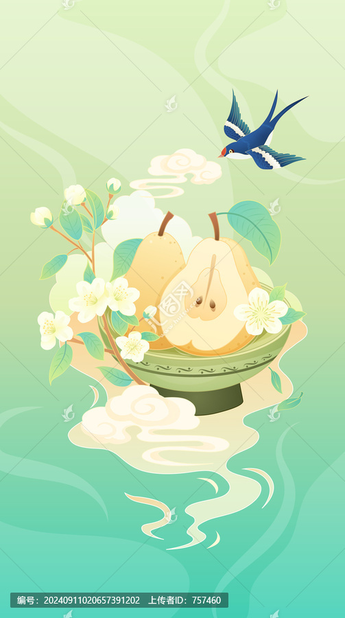 驚蟄國風(fēng)插畫