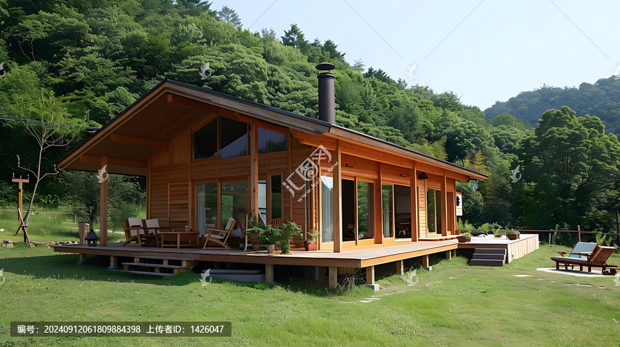 在森林中的木屋