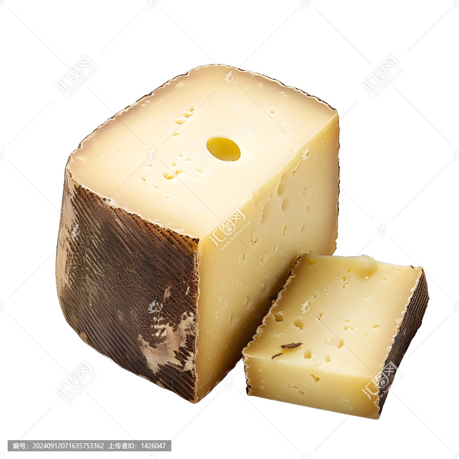 [免摳素材]一塊切開的,aged,干酪
