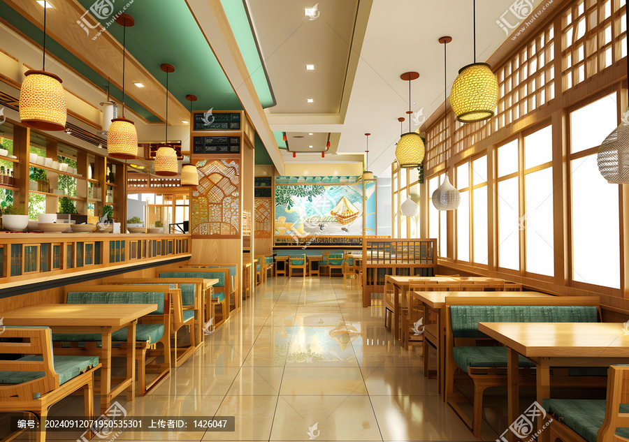 現(xiàn)代日式餐廳室內(nèi)設(shè)計(jì)
