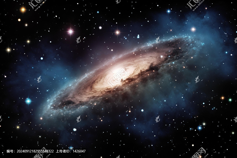 浩瀚宇宙星河燦爛銀河系旋渦星云奧秘