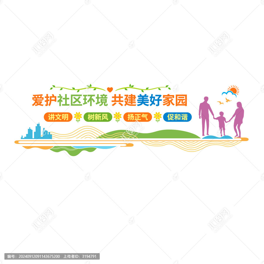 社區(qū)家園文化墻