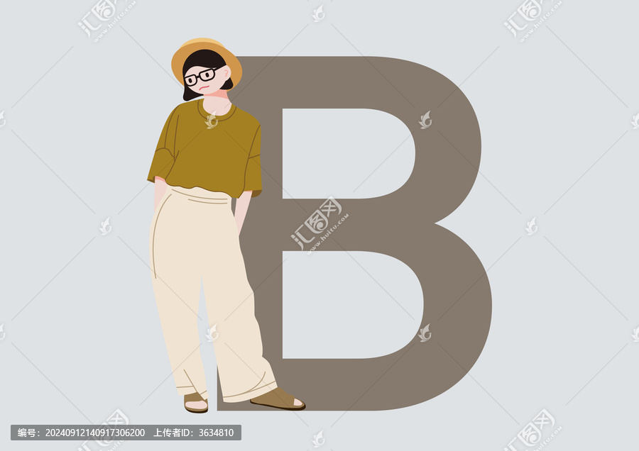人物字母
