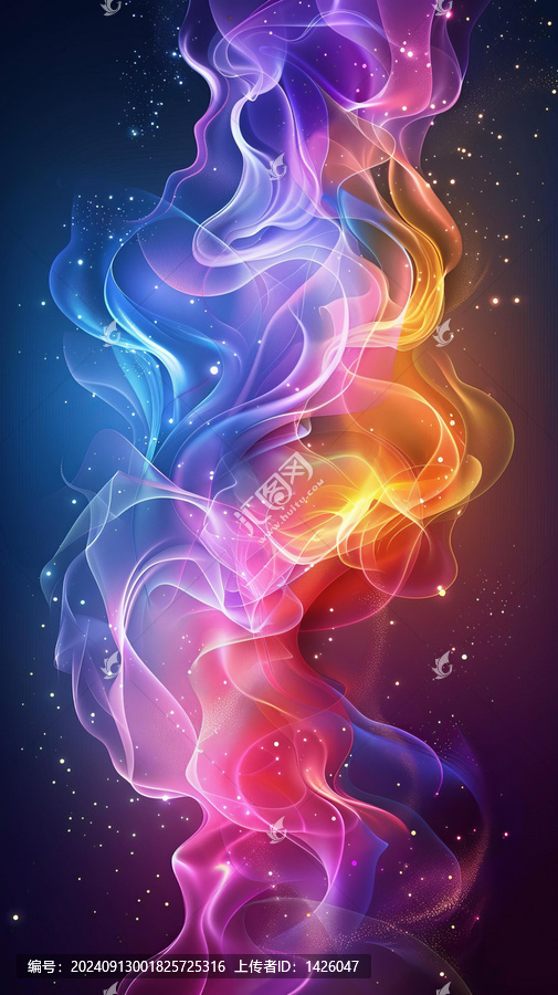 七彩星云的AI圖片
