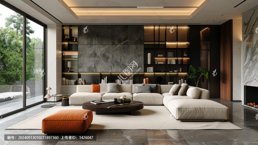 現(xiàn)代簡約客廳設(shè)計(jì)