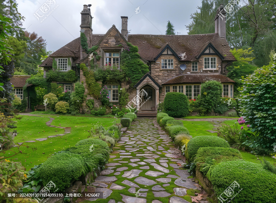 迷人的英國鄉(xiāng)村小屋花園美麗
