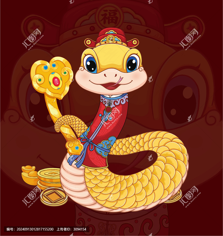 蛇年插畫