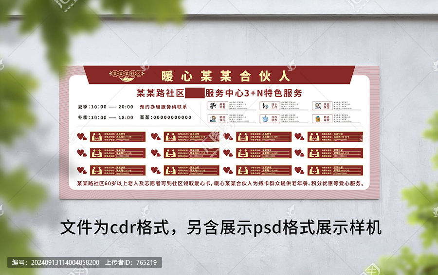 社區(qū)合伙人展板
