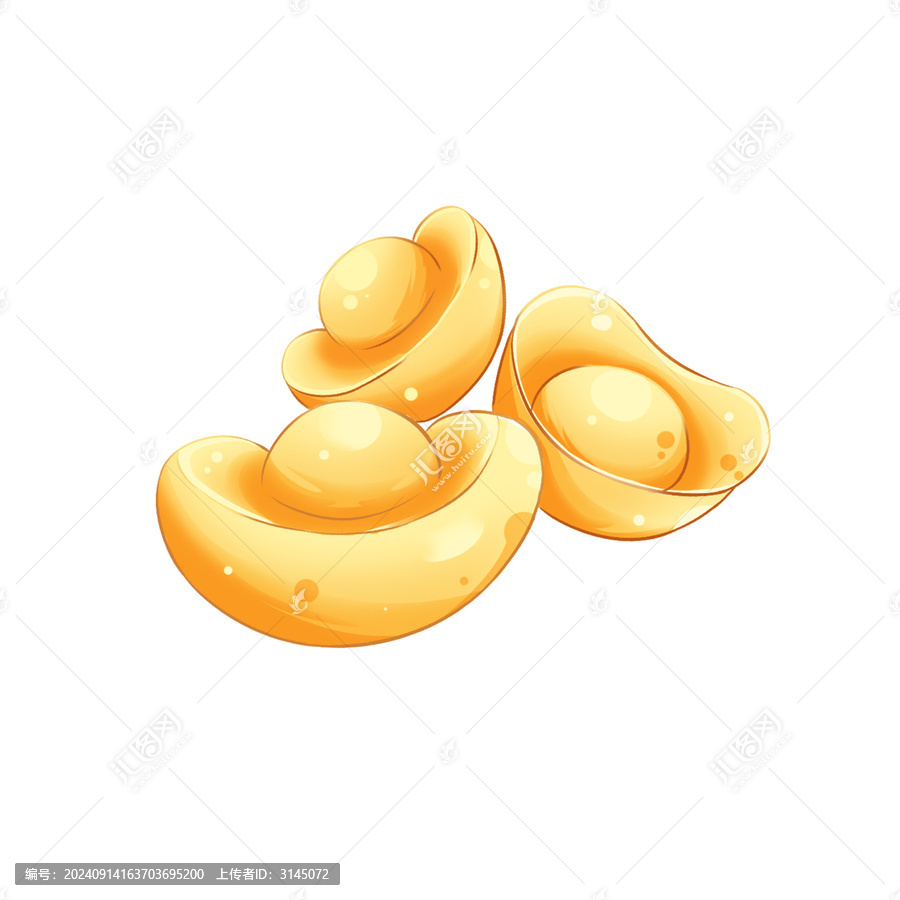 三個(gè)金元寶
