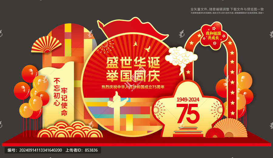 75周年國慶美陳