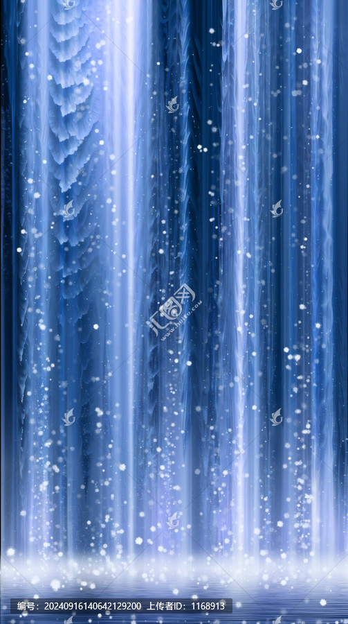 發(fā)財流水瀑布