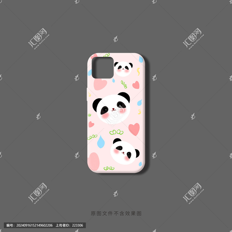 熊貓手機(jī)殼圖案