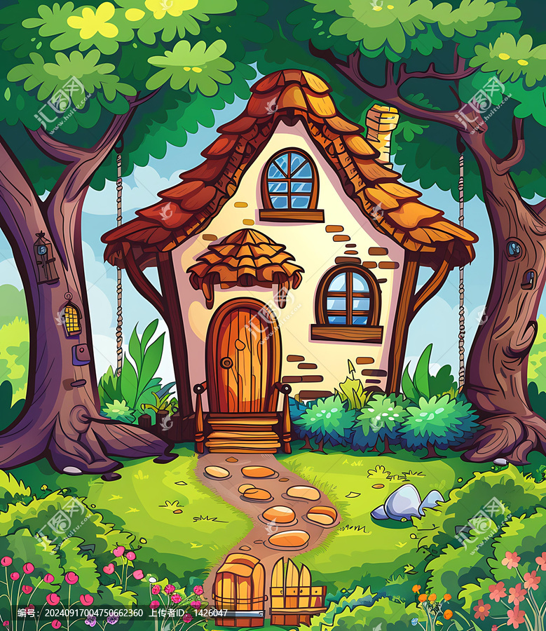 童話森林里的可愛小屋