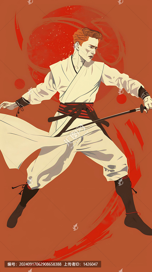 紅發(fā)武士揮刀