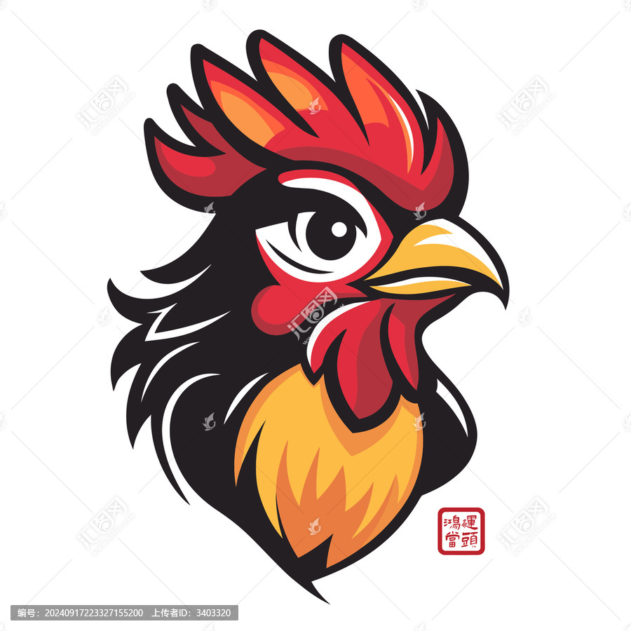 公雞矢量素材