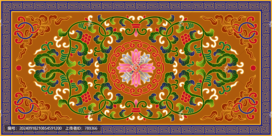 纏枝紋禮盒包裝