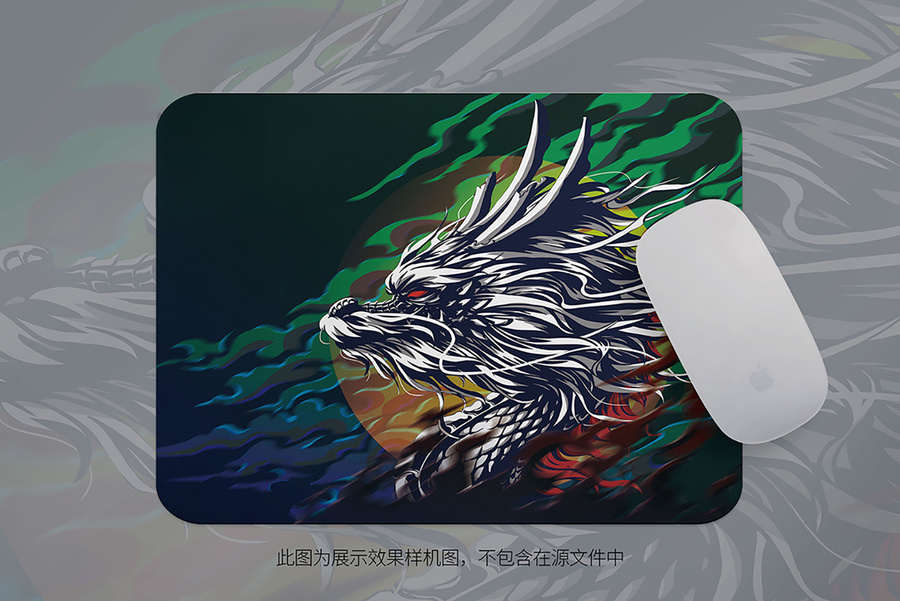 中國龍插畫